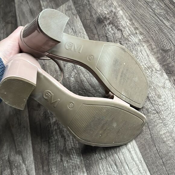 Chelsea Moreland Gala Shoes Heels in Nude Women's Size 7.5 - Picture 6 of 8